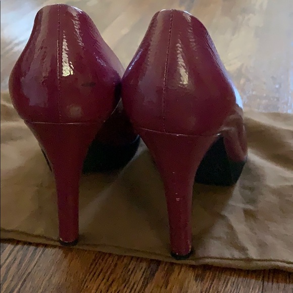 wine purple Gucci platforms. Excellent condition! - Picture 3 of 4